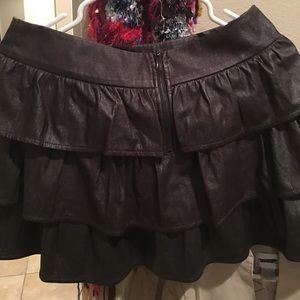 Have and Have faux leather mini skirt